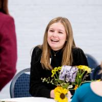 Attendees mingling prior to event start 10